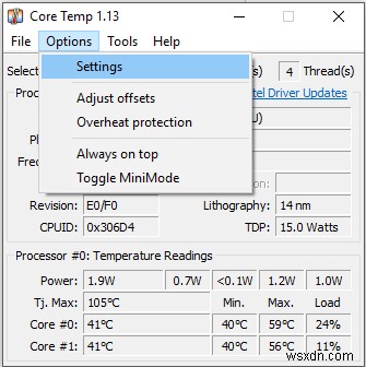 Cách kiểm tra nhiệt độ CPU của bạn trong Windows 10 