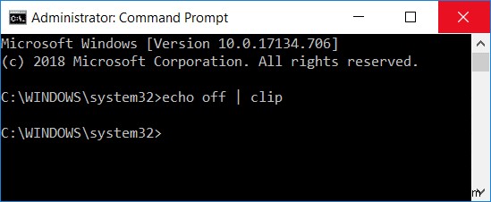 Xóa khay nhớ tạm bằng Command Prompt hoặc lối tắt