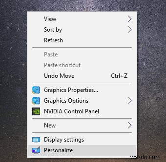 Khôi phục các biểu tượng màn hình cũ trong Windows 10