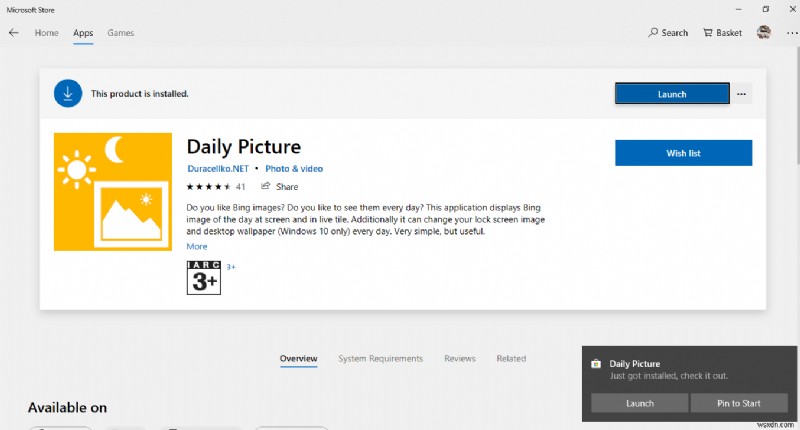 Đặt hình ảnh Bing hàng ngày làm hình nền trên Windows 10