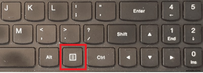Nhấp chuột phải bằng Bàn phím trong Windows 10