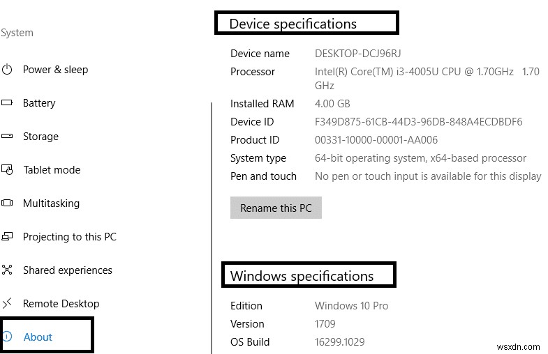 Cách kiểm tra thông số kỹ thuật PC của bạn trên Windows 10