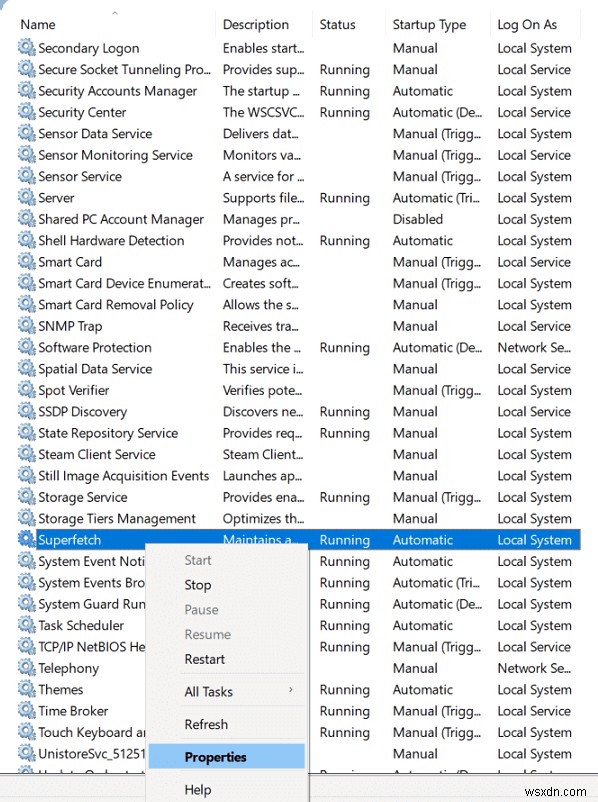 Mẹo Windows 10:Tắt SuperFetch 