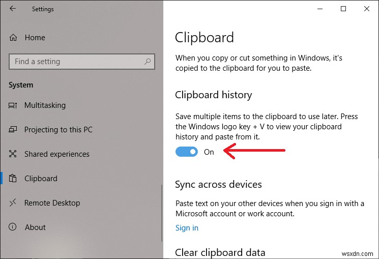Cách sử dụng khay nhớ tạm mới của Windows 10?