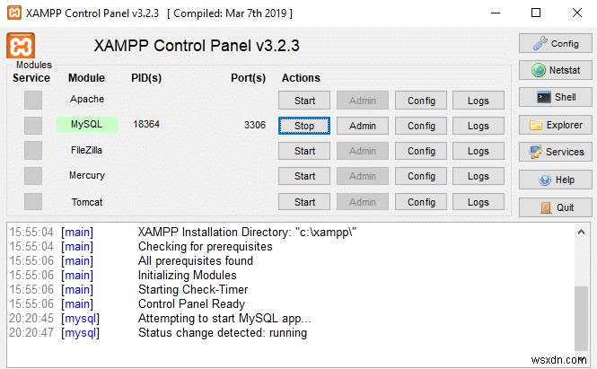 Cài đặt và định cấu hình XAMPP trên Windows 10
