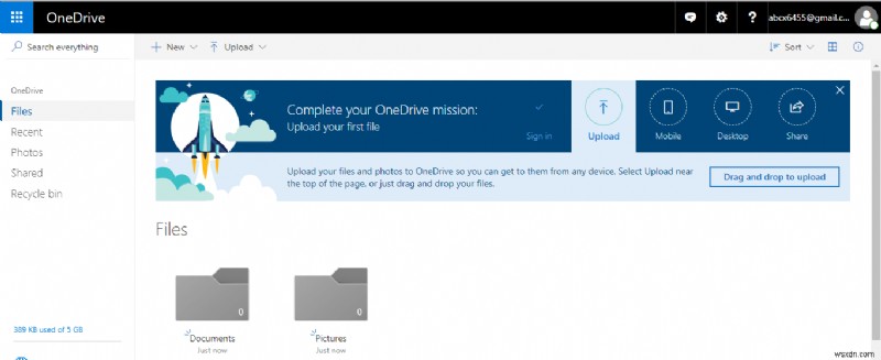 Cách sử dụng OneDrive:Bắt đầu với Microsoft OneDrive