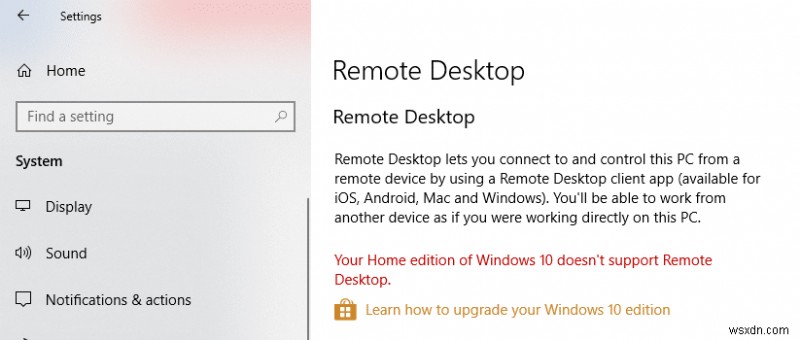 Bật Remote Desktop trên Windows 10 dưới 2 phút