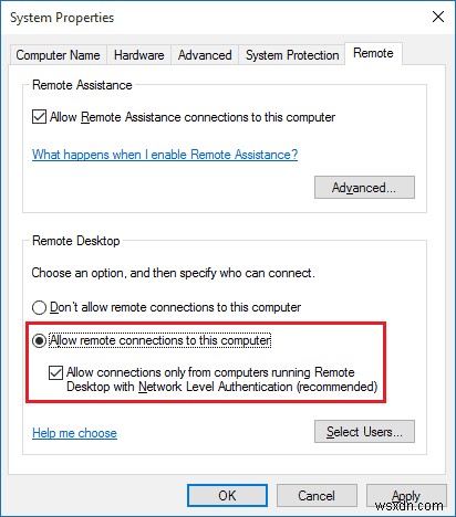 Bật Remote Desktop trên Windows 10 dưới 2 phút