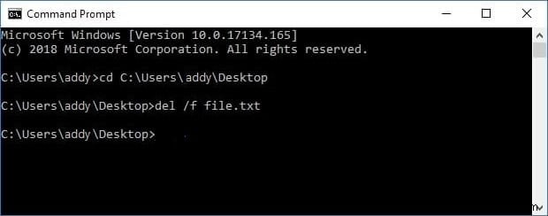 Xóa thư mục hoặc tệp bằng Command Prompt (CMD)