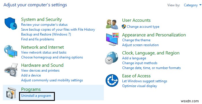 Buộc gỡ cài đặt các chương trình sẽ không gỡ cài đặt trong Windows 10 
