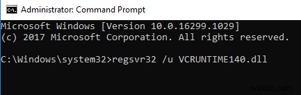 Sửa lỗi VCRUNTIME140.dll bị thiếu trong Windows 10 