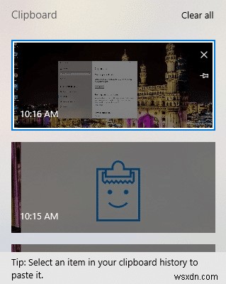 4 cách xóa lịch sử khay nhớ tạm trong Windows 10