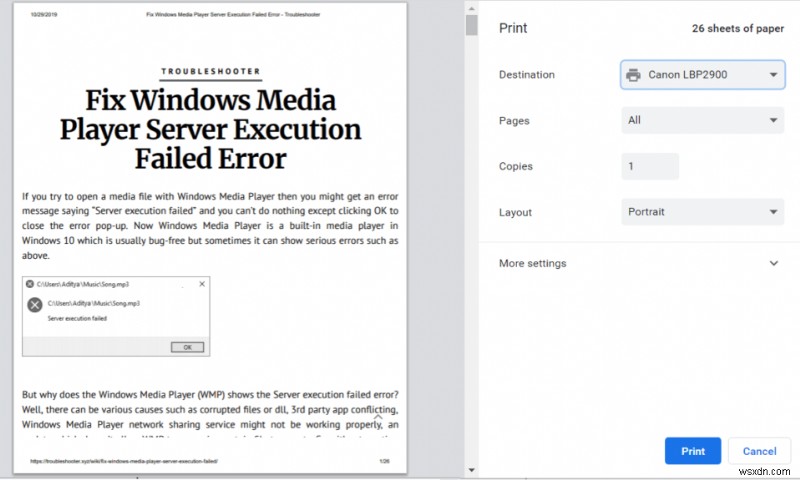 Khắc phục không thể in tệp PDF từ Adobe Reader 