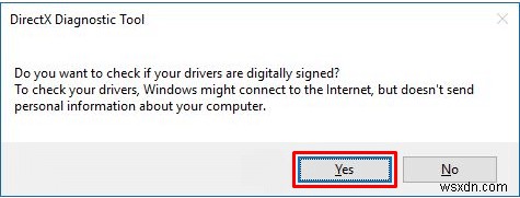 Cách sử dụng Công cụ chẩn đoán DirectX trong Windows 10