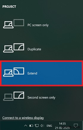 Sửa lỗi màn hình thứ hai không được phát hiện trong Windows 10 
