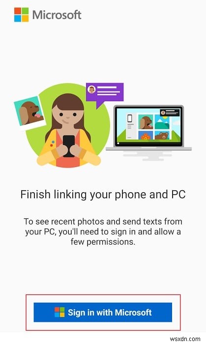 Gửi tin nhắn văn bản từ PC bằng điện thoại Android