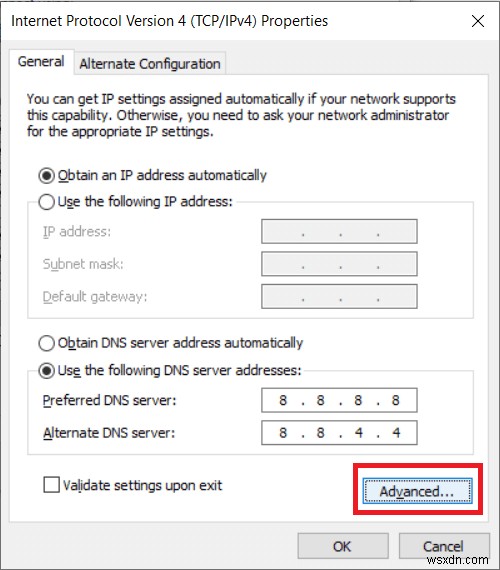 Cách chuyển sang OpenDNS hoặc Google DNS trên Windows 