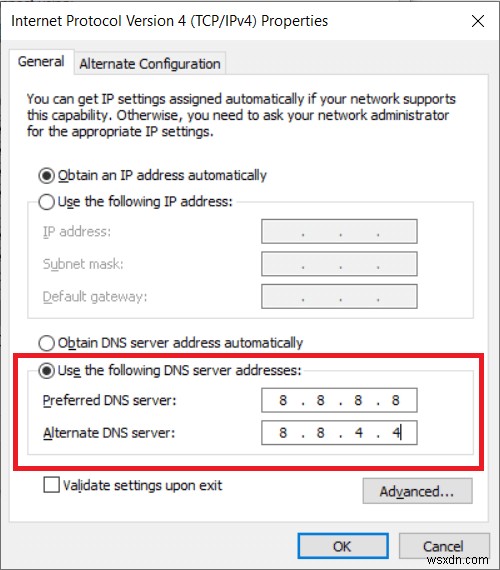 Cách chuyển sang OpenDNS hoặc Google DNS trên Windows 