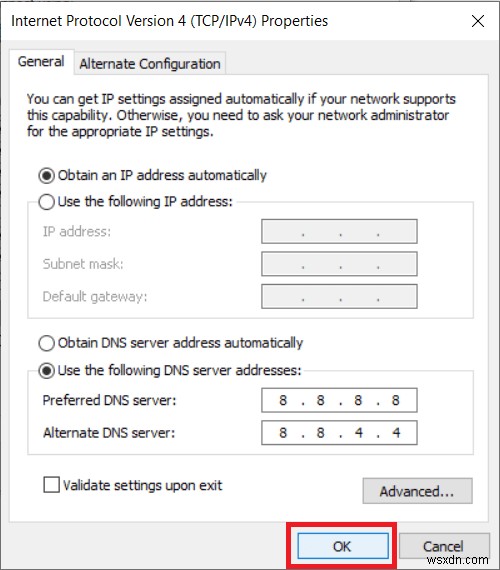 Cách chuyển sang OpenDNS hoặc Google DNS trên Windows 
