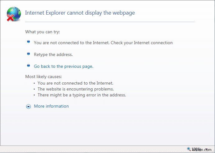 Sửa lỗi khôi phục trang web trong Internet Explorer