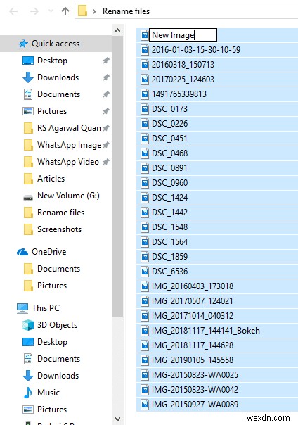 Cách đổi tên nhiều tệp hàng loạt trên Windows 10