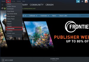 Truy cập nhanh thư mục ảnh chụp màn hình Steam trên Windows 10 