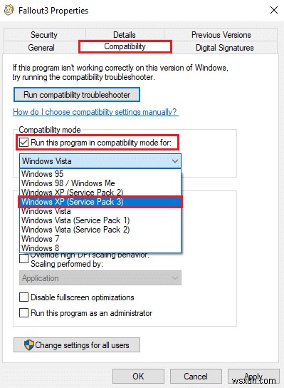 Cách chạy Fallout 3 trên Windows 10?