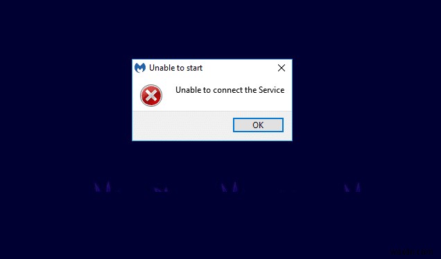 Sửa lỗi Malwarebytes Không thể kết nối Dịch vụ 