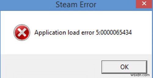 Cách khắc phục lỗi tải ứng dụng 5:0000065434 
