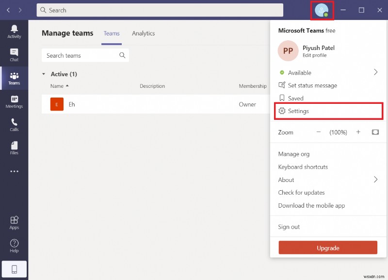 Khắc phục sự cố micrô của Microsoft Teams không hoạt động trên Windows 10