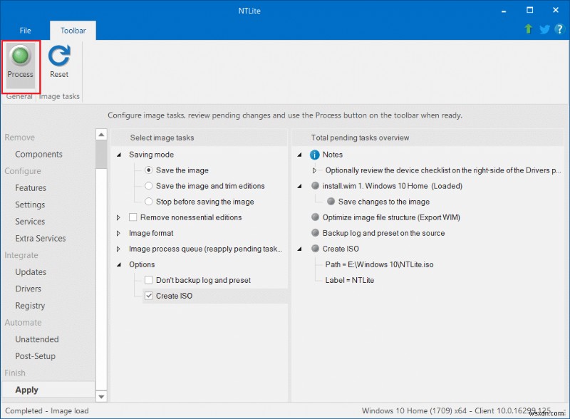 Cách cài đặt Slipstream Windows 10 