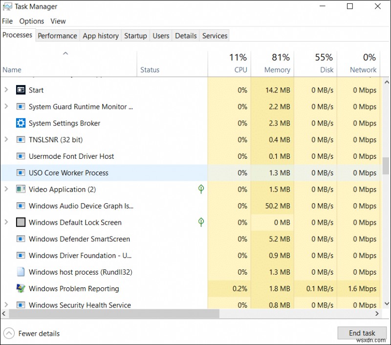 USO Core Worker Process hoặc usocoreworker.exe là gì? 