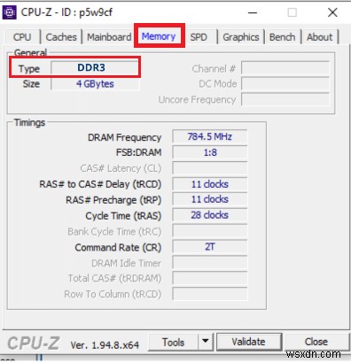 Kiểm tra xem loại RAM của bạn là DDR3 hay DDR4 trong Windows 10 