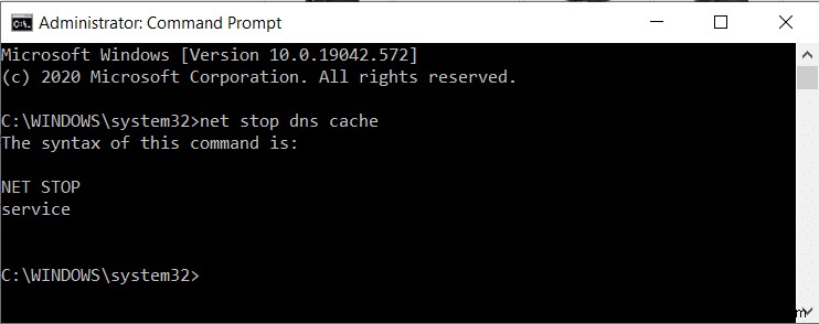 Cách xóa và đặt lại DNS Cache trong Windows 10