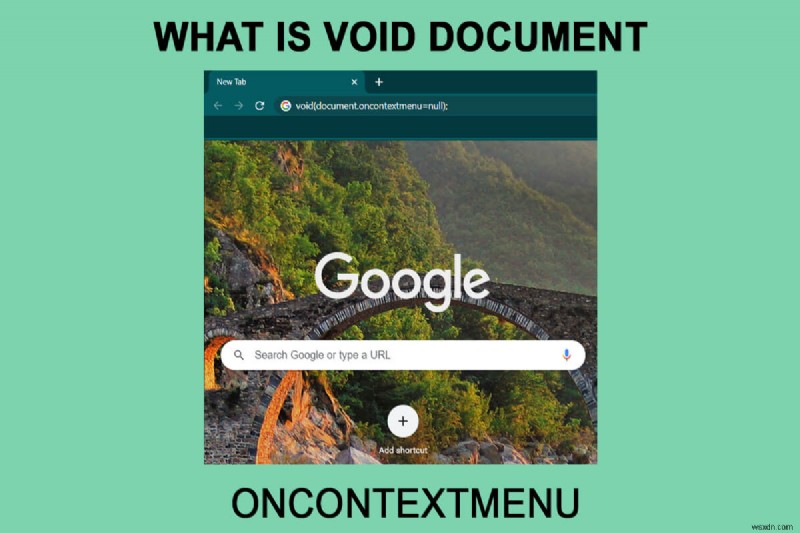 Tài liệu Void Oncontextmenu =null là gì? Bật Nhấp chuột phải