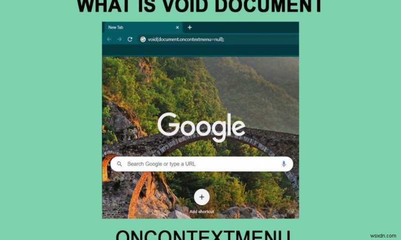 Tài liệu Void Oncontextmenu =null là gì? Bật Nhấp chuột phải