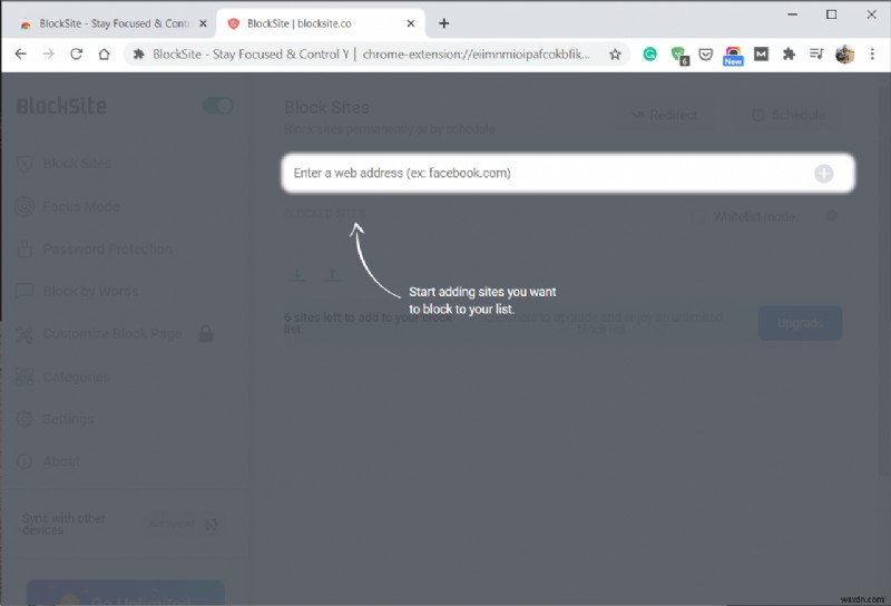 Cách chặn và bỏ chặn trang web trên Google Chrome