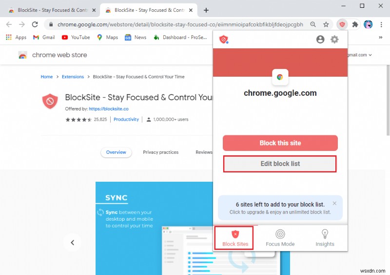 Cách chặn và bỏ chặn trang web trên Google Chrome