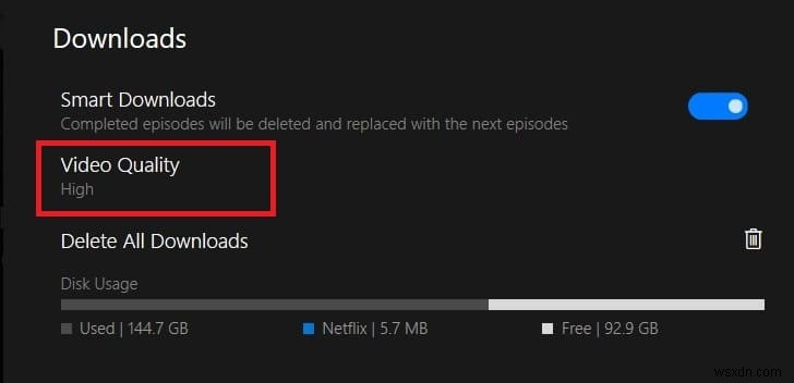 Cách thay đổi chất lượng video Netflix trên máy tính của bạn 