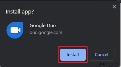 Cách sử dụng Google Duo trên PC Windows 