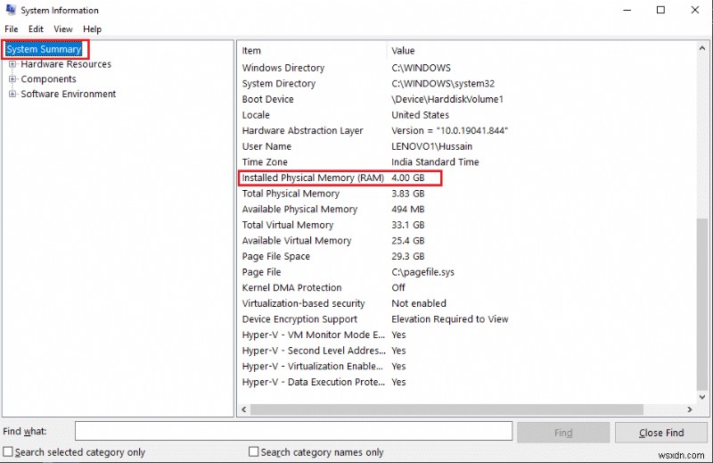 Cách kiểm tra Tốc độ, Kích thước và Loại RAM trong Windows 10 