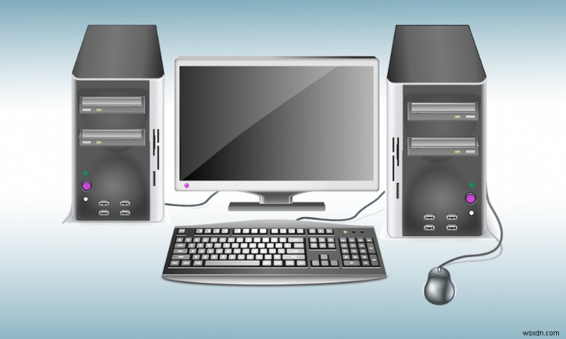 Cách kết nối hai hoặc nhiều Máy tính với một màn hình