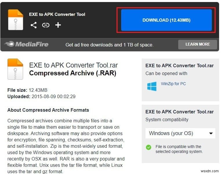 Cách chuyển đổi EXE thành APK