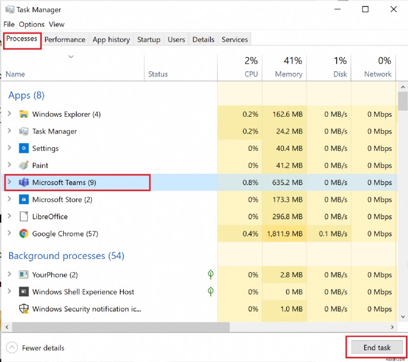 Sửa lỗi Microsoft Teams Keeps Restart 