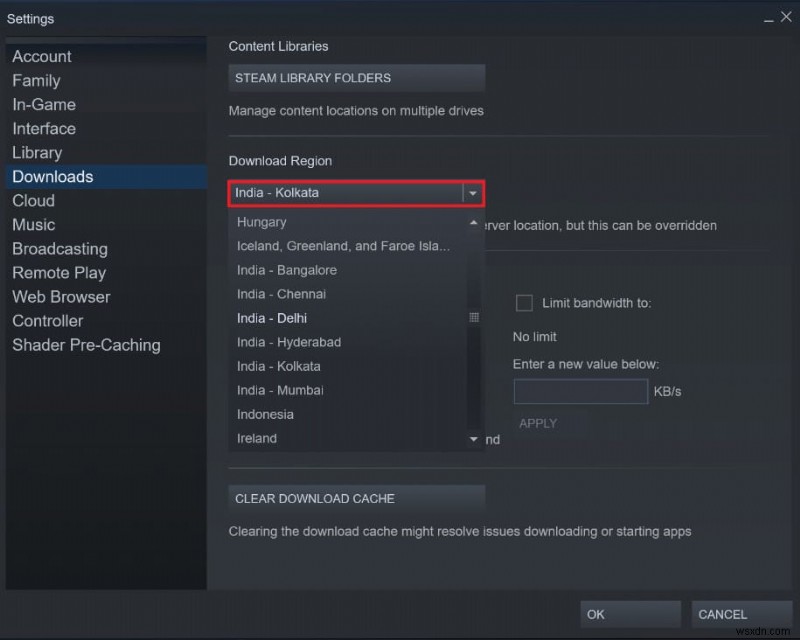 Sửa lỗi Steam Workshop không tải xuống mod 