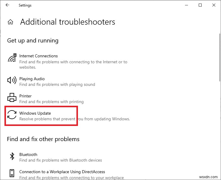 Cách sửa lỗi cập nhật Windows 80072ee2 