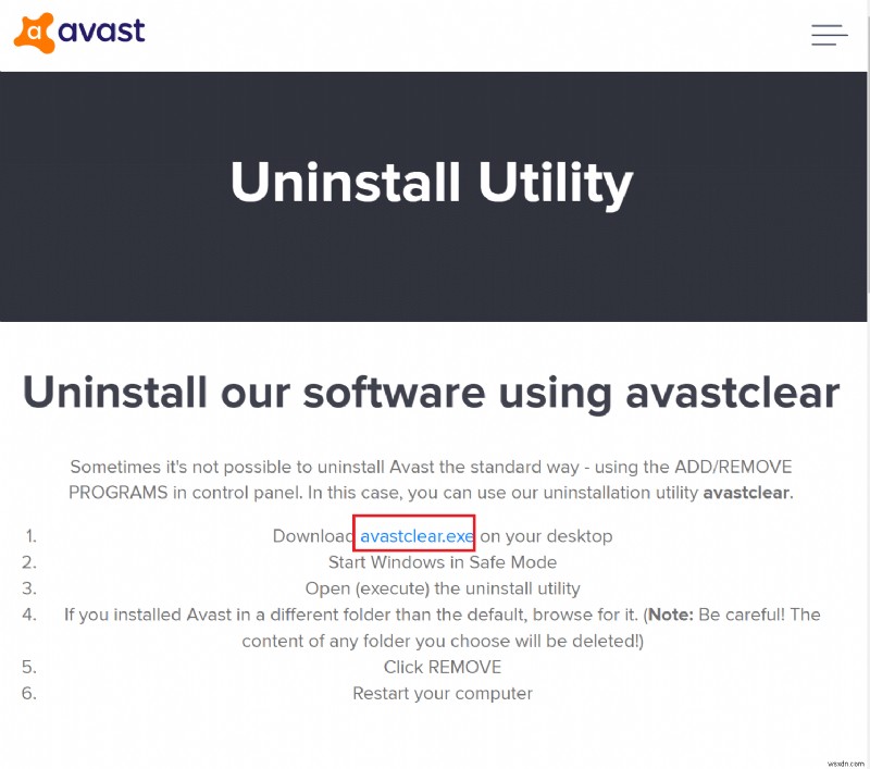 Cách sửa lỗi Avast không mở trên Windows 