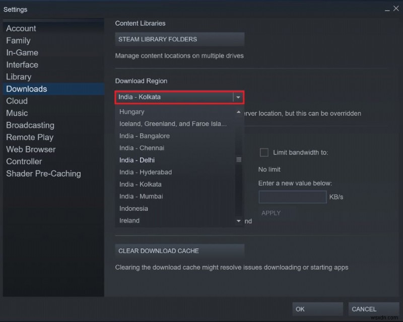 Sửa lỗi Steam bị kẹt khi phân bổ dung lượng đĩa trên Windows 