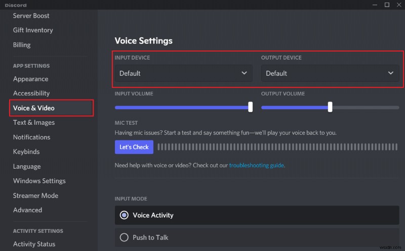 Sửa lỗi Discord Pick Up Game Audio Error 