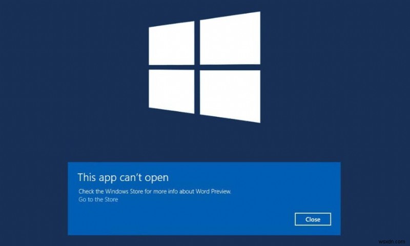 Khắc phục các ứng dụng Windows 10 không hoạt động 